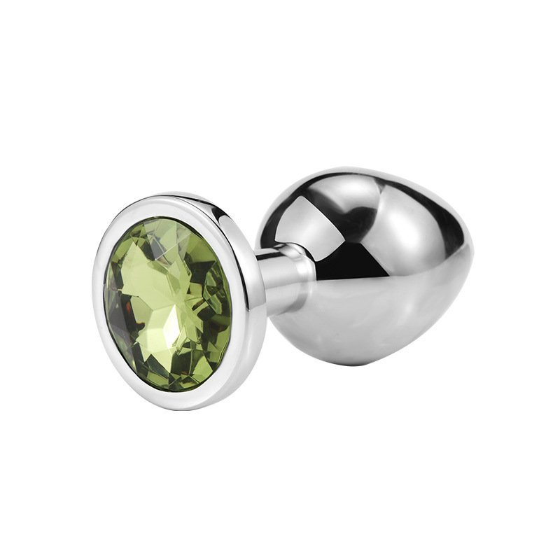 Anal Sex Trainer Metal Stainless steel Jeweled Butt Plugs Anal Sex Toys Kit for Starter Beginner Men Women Couples