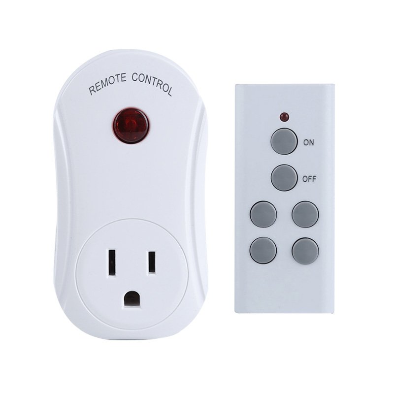 US Standard Remote Control Plug Wireless 30m range Indoor use RF control plug smart home plug