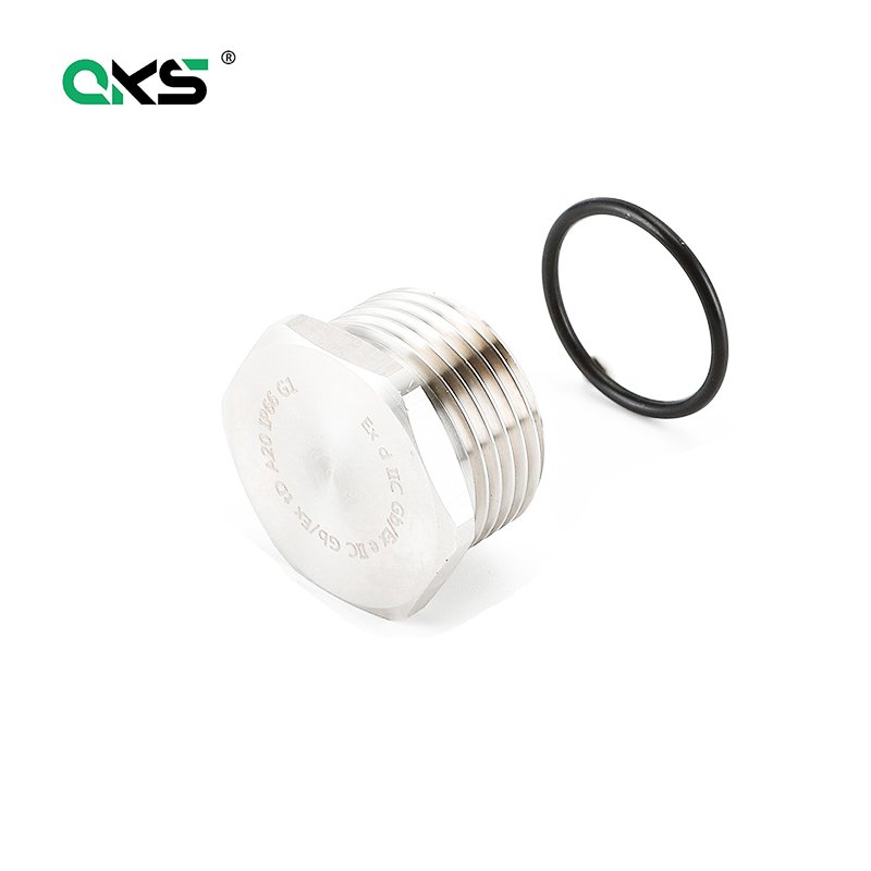 304 316 Stainless steel thread plug outer hexagon screw plug ip68 waterproof and dust-proof cover plug piece