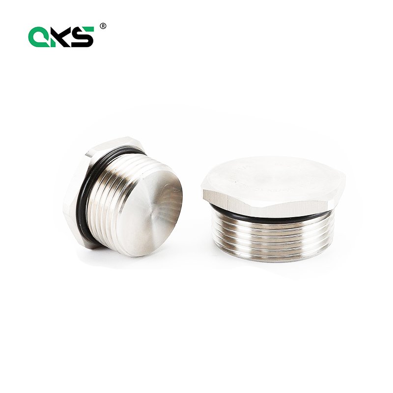 304 316 Stainless steel thread plug outer hexagon screw plug ip68 waterproof and dust-proof cover plug piece