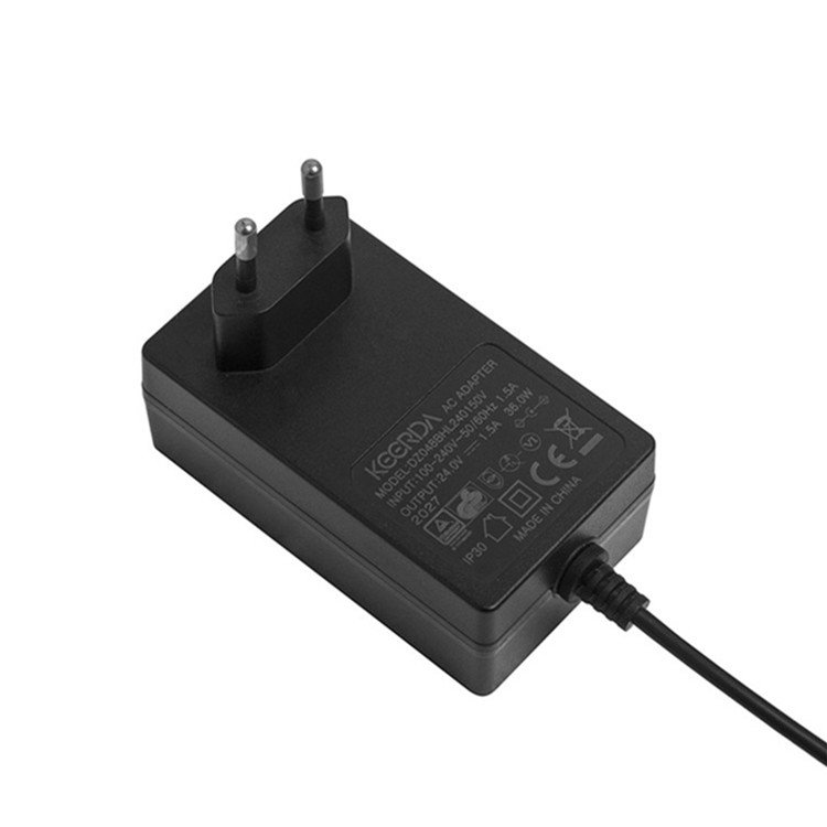 Modern 12v 4a Durable Wall Plug Interchangeable white Power Supply 48w Dc Power Adapter