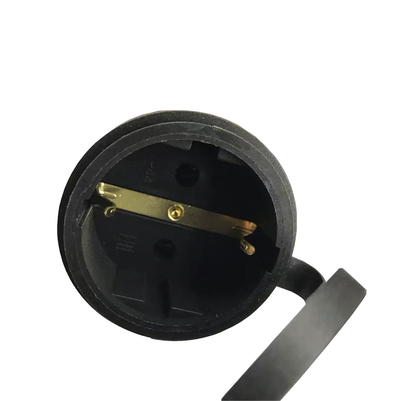 European Male Female Plug Waterproof 2P+T IP44 Schuko Power Plug Socket 250V 2 Pin Female Plug for Cable Wiring Outdoor Cover
