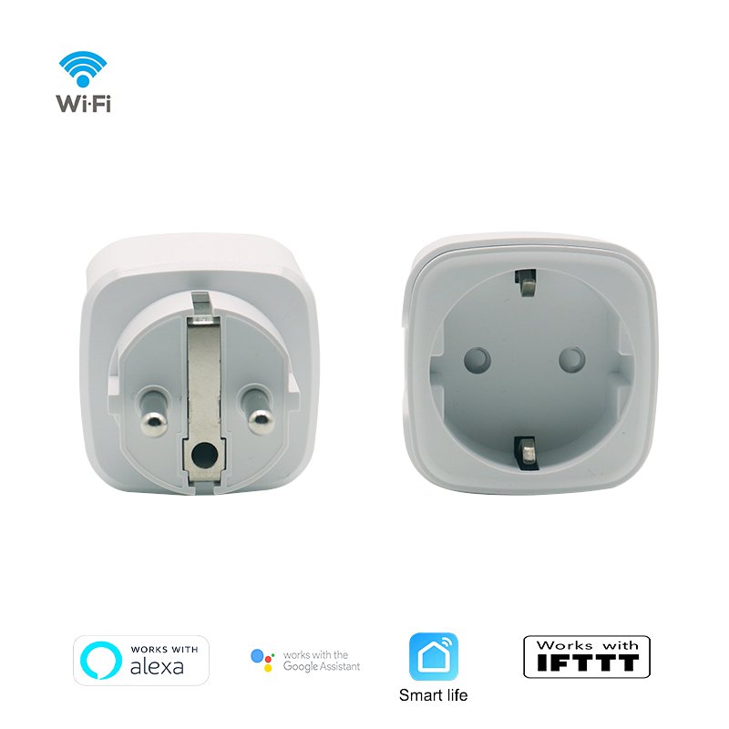 European Popular Market Smart Modern Smart Switches and Socket Tuya Power Socket Plug 16A 240V Electric Switches and Socket