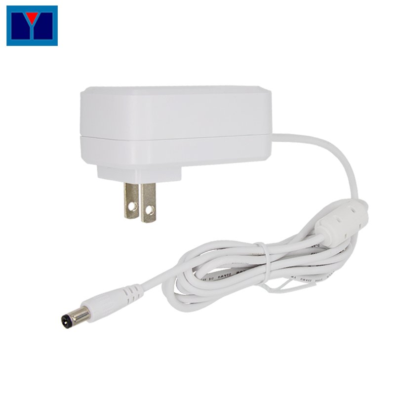 2024 New Trend 12V 3A Power Supply Adapter With US AC Plug 5.5*2.1mm 1.2m DC Cable
