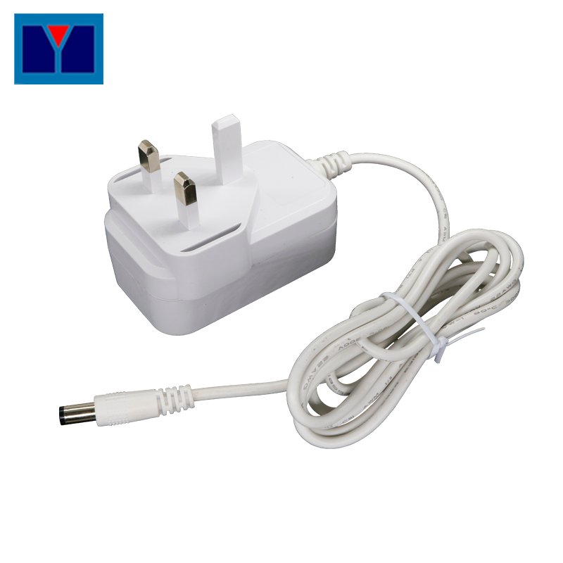 2024 New Trend 12V 3A Power Supply Adapter With US AC Plug 5.5*2.1mm 1.2m DC Cable