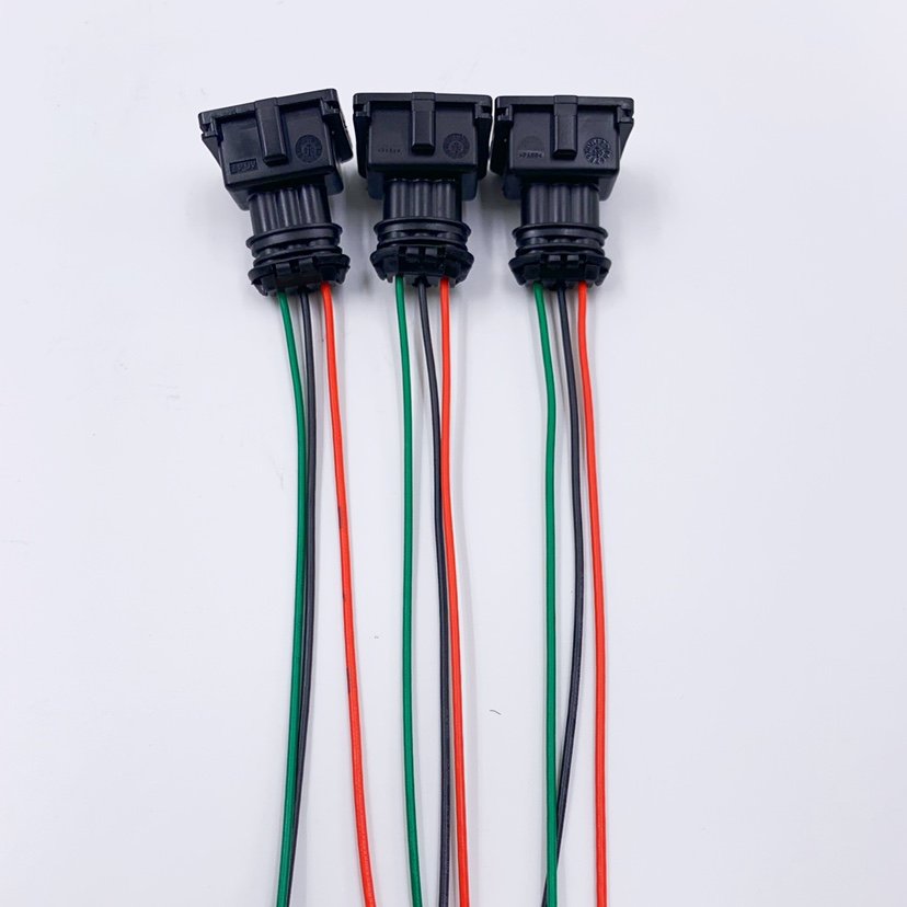 3 pin custom wiring loom harness connector plug for auto parts 2137216-1 1H0973703 282191-1