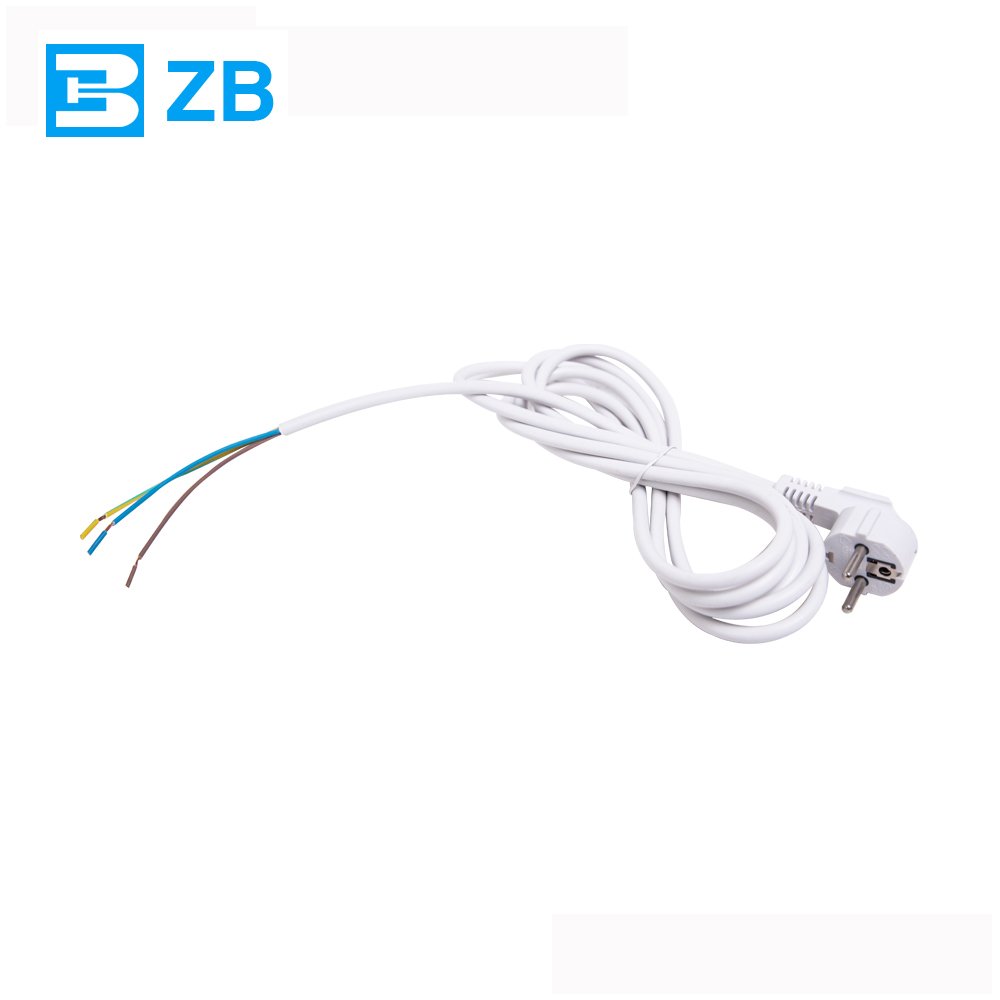 AC Europe Type Power Extension Cord 2 pin H03VV-F Powercord Cable eu 2 pin plug
