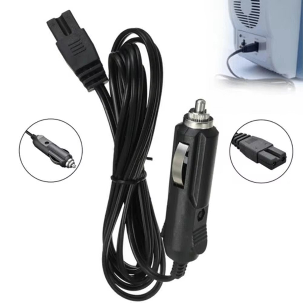12V DC Car Cooler Cool Box Mini Fridge 2 Pin Lead Cable Plug Wire Car Refrigerator Cigarette Lighter Power Cord Accessories