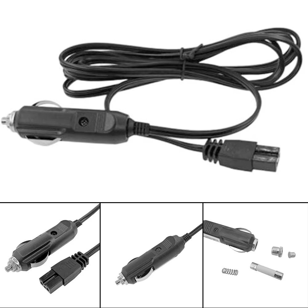 12V DC Car Cooler Cool Box Mini Fridge 2 Pin Lead Cable Plug Wire Car Refrigerator Cigarette Lighter Power Cord Accessories