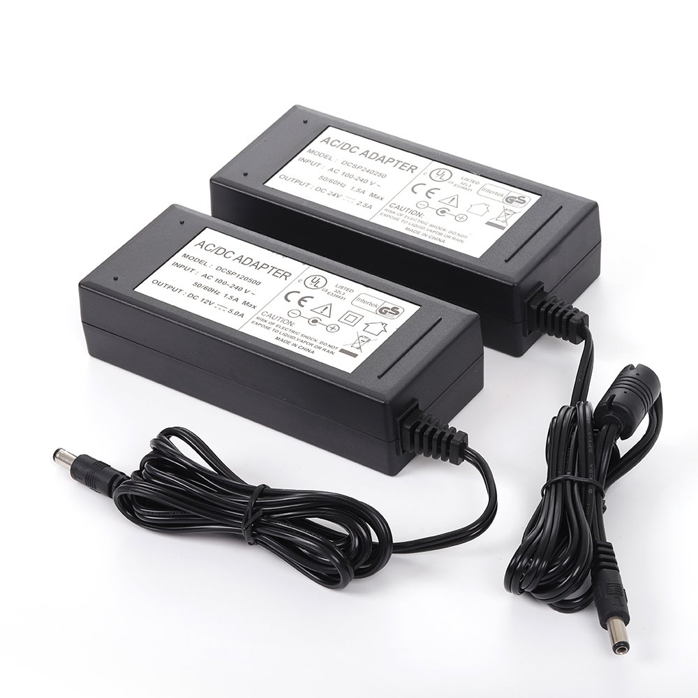 wall plug charger 5v 6v 9v 12v 15v 19v 24v power supply adaptor 1a 2a 3a 4a 5a power adapter 100% test