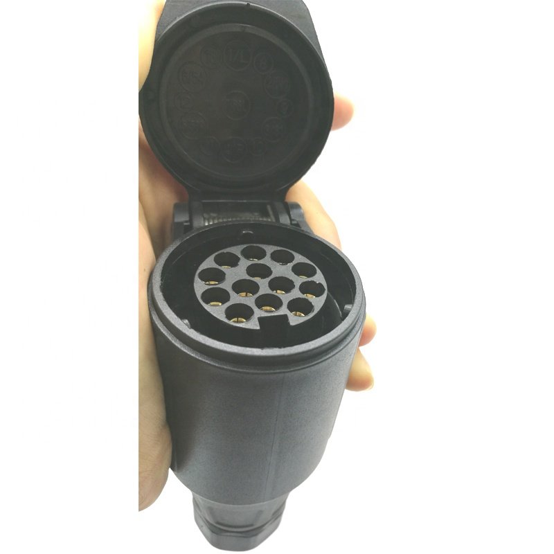 7Pin trailer plug to 13Pin trailer socket for Outdoor & Caravan - 0.6m Adapter 12V - Caravan & Motorhome Accessories Made in Chi