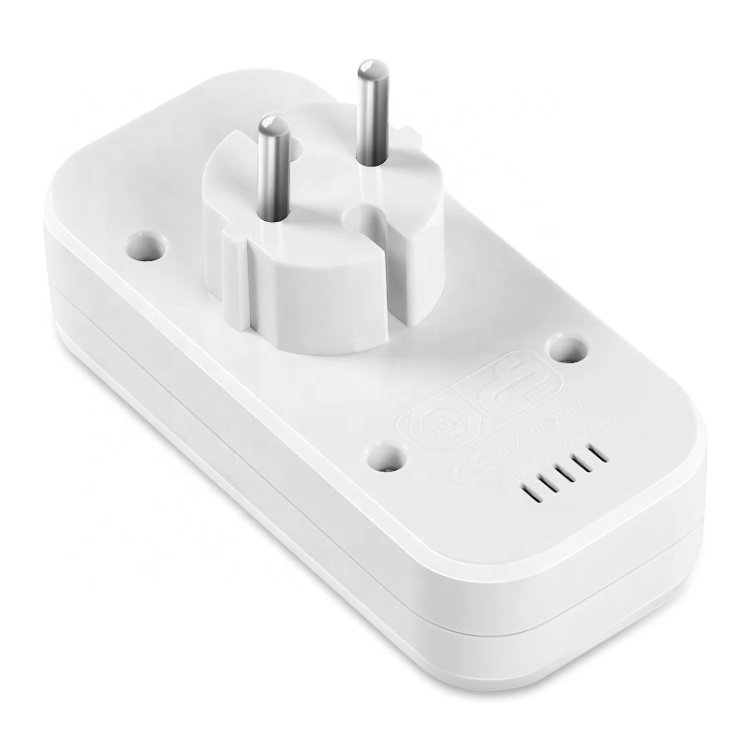 European Style Dual Usb 5v 2a Power Port 3 Pin Output Power Wall Socket Plugs And Sockets