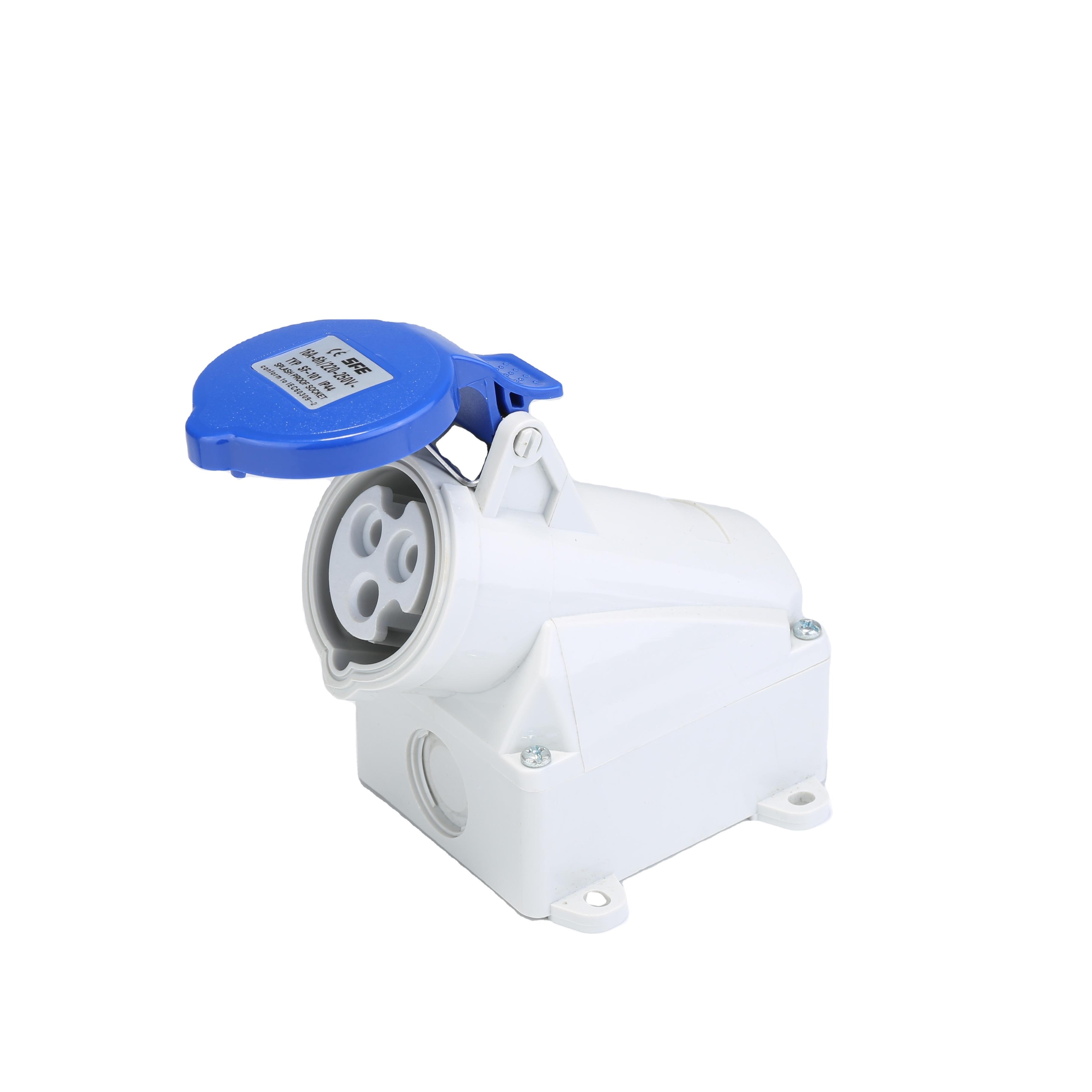 Professional manufacturer housing kit eu standard industrial socket plug