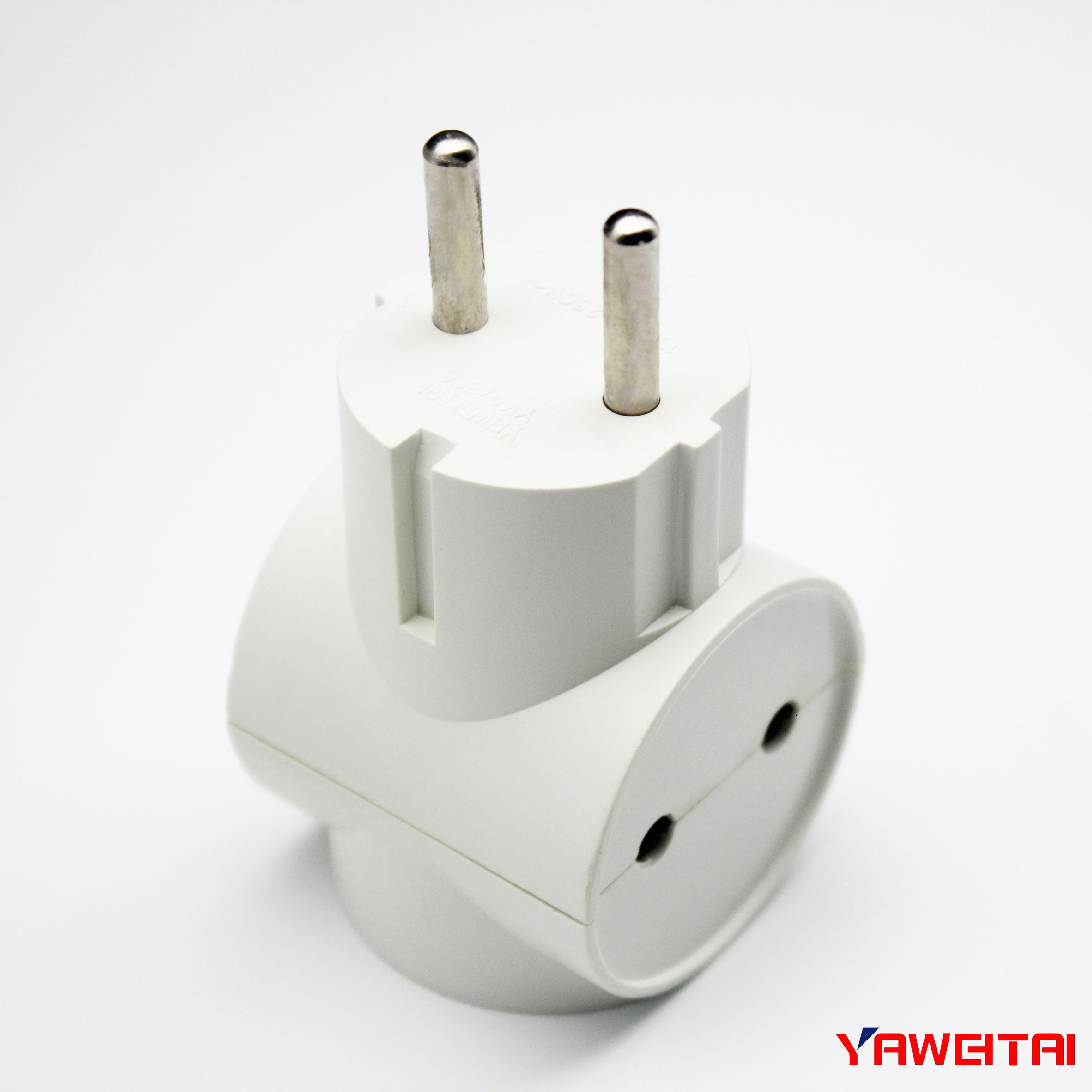 4.8 Mm ABS 250v 16a Universal International Power Plug 1 To 3 Travel Adaptor Plug With Sockets
