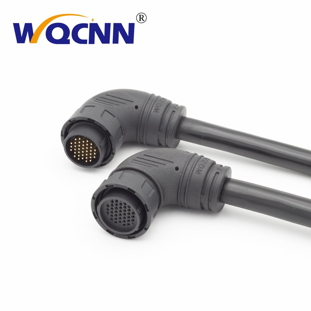 M30-38PIN waterproof plug pure copper car needle gold-plated 1A-5A current IP65 waterproof male and female plug customization