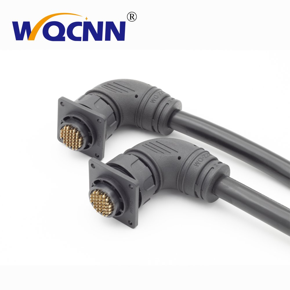 M30-38PIN waterproof plug pure copper car needle gold-plated 1A-5A current IP65 waterproof male and female plug customization
