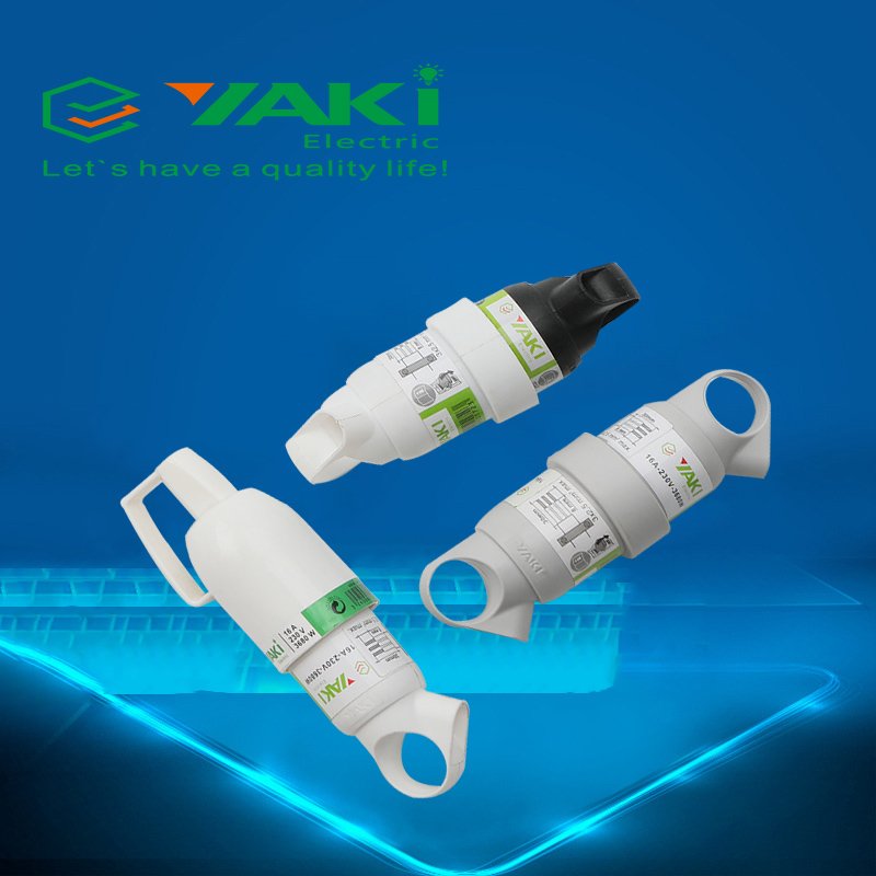 YAKI series French type Eu type male female conversion two round needle copper/CCA electrical plug 16A 250V plug