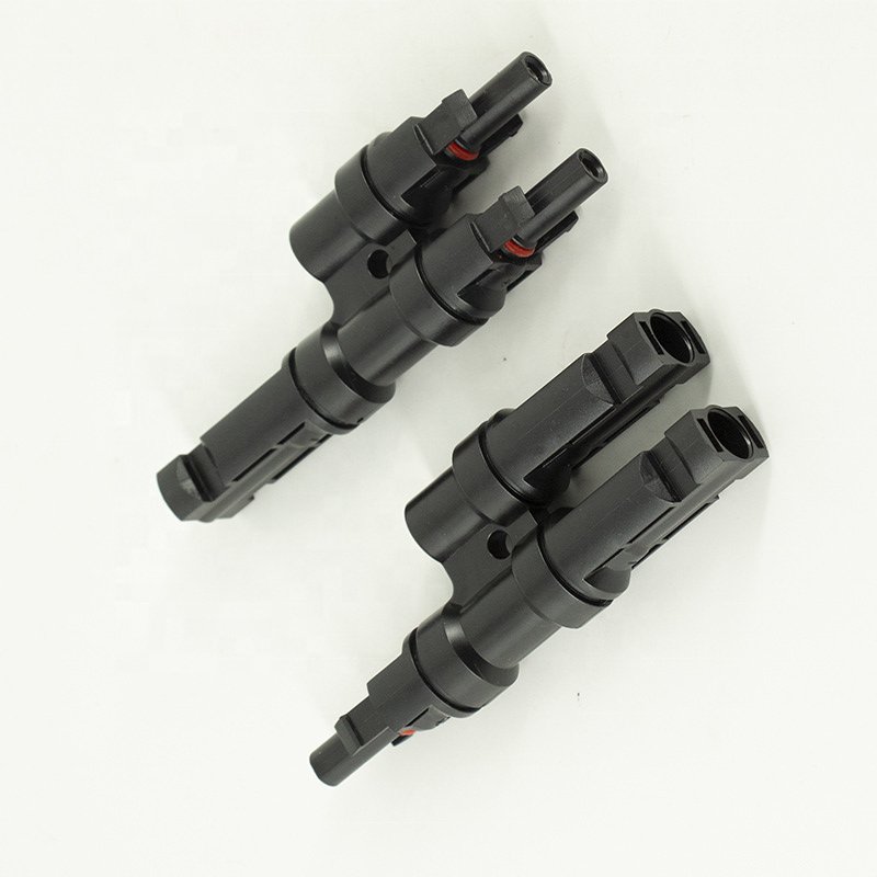 2.5mm----6mm Square Solar Branch Connectors T Branch 1 to 3 for Parallel Connection Between Solar Panels