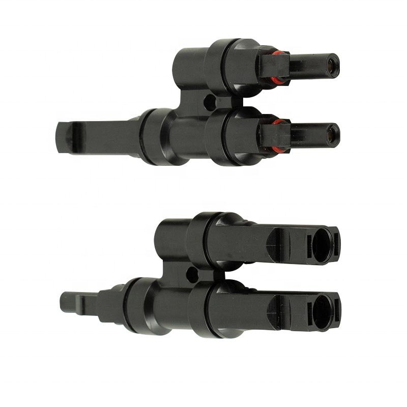 2.5mm----6mm Square Solar Branch Connectors T Branch 1 to 3 for Parallel Connection Between Solar Panels
