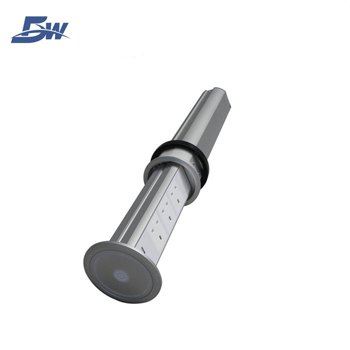Kitchen Counter Top Tabletop Worktop Recessed Concealed Under Cabinet Retractable Extension Lead Plug 220v Power Pod Unit Socket