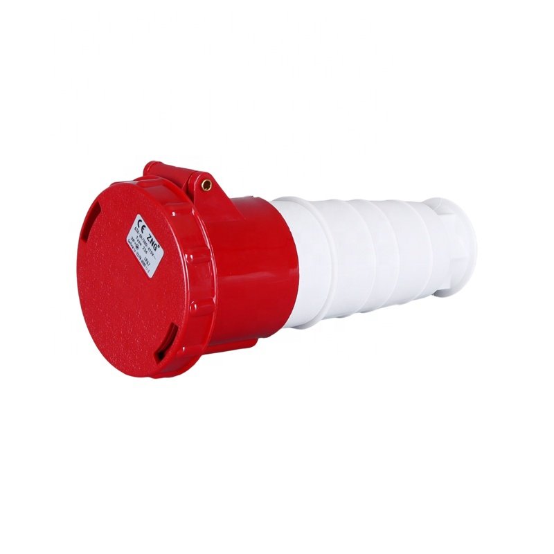 ZNG-234 4 Pin 63A 380V Electrical Plug And Socket Industrial IP67 Waterproof Cable Power Connector