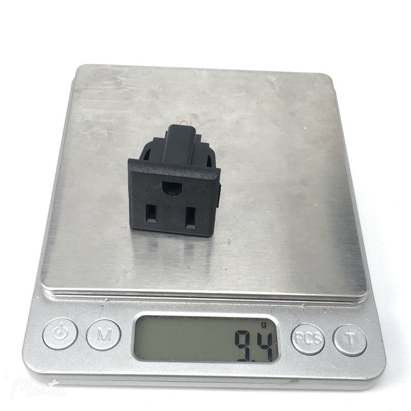 Chassis Female 3PIN AC US Nema 5-15R Inline Socket Plug Adapter Industrial Power Connector Power Supply Output socket