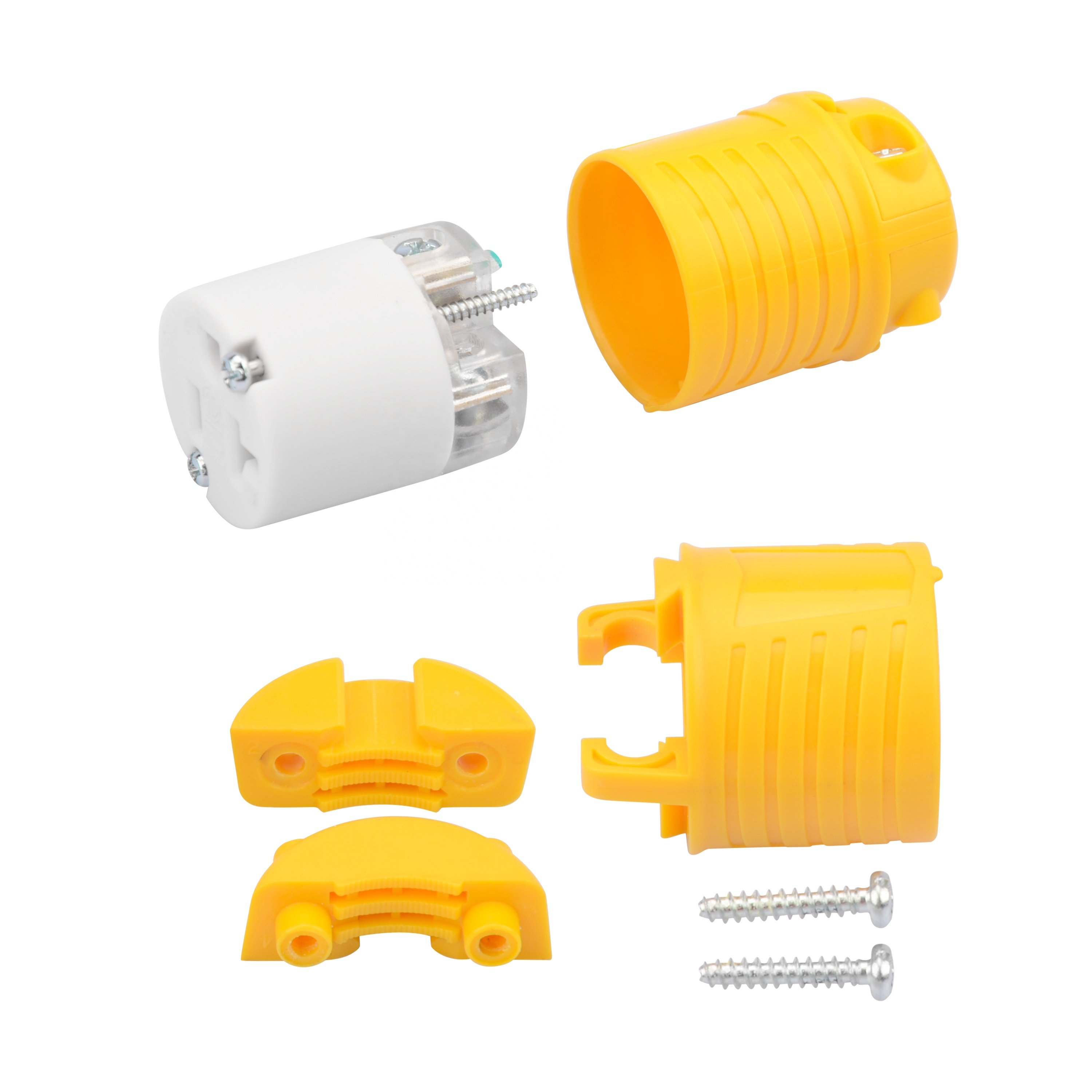 NEMA 5-20R Extension Cord Ends Female Receptacle, 20A 125V Replacement Plug, ETL/cETL Certification