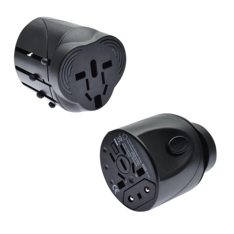 Portable 6A power all in 1 universal travel adapter US EU AU UK plug international Converter European Travel plug adapter usb