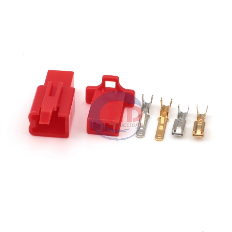 2 Way Colorful Car Terminal Electrical Nylon Connector Socket Cable Plug 6040-2111 6030-2981