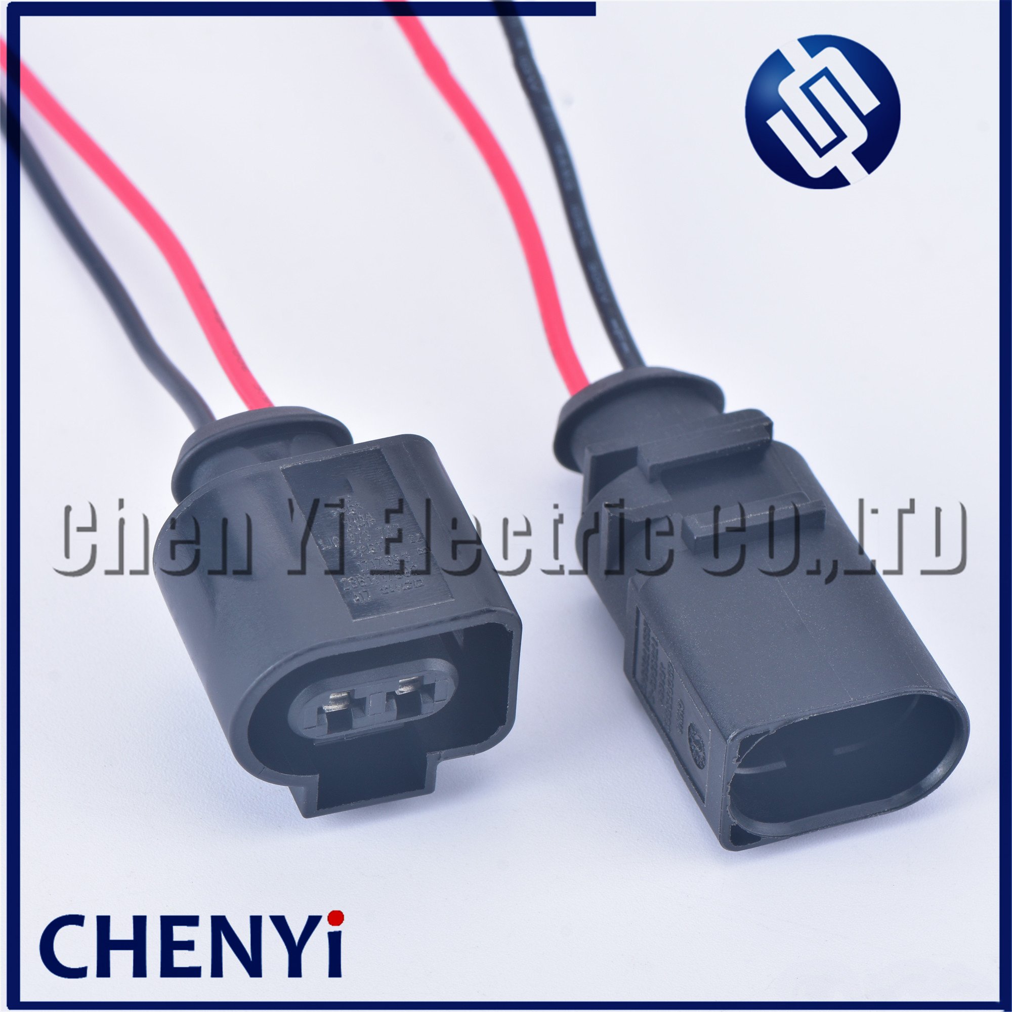 2 Pin 3.5mm Auto waterproof wiring harness connector Plug 1J0973722 1717692-1 8D0973822 1J0 973 722 8D0 973 822 For VW