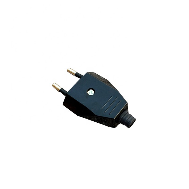 EU Standard EURO Plug 220V 2 Pin 2.5A 250V Male Electrical Power EU Rewireable Plug
