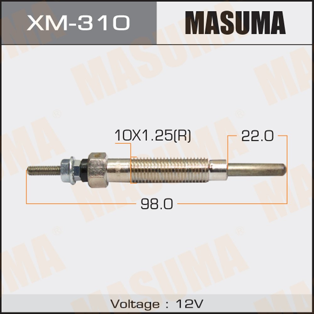 XM-310 MASUMA Auto heater glow plug mesh D12B1 1200cc MD050212 MD050212 MD070194 for MITSUBISHI DELICA