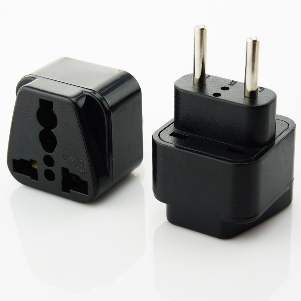 world to EU converter German adaptor plug au it us uk to EU universal multi Grounded Schuko Plug Adapter with universal socket