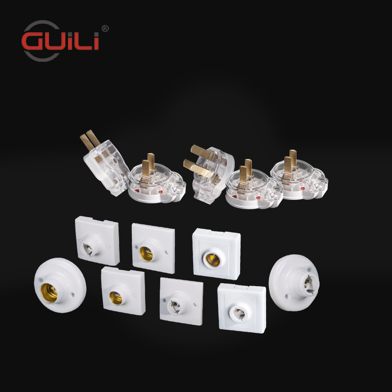 Factory Price 15A 220V Power Plug 3 Round Pin Electrical Plastic Plugs And Sockets