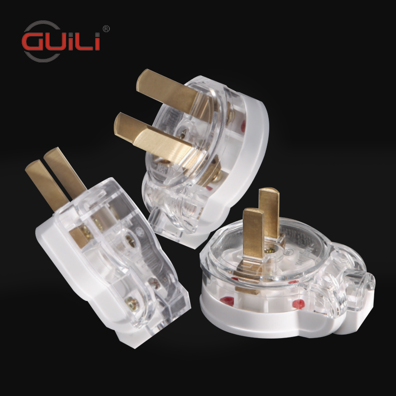 Factory Price 15A 220V Power Plug 3 Round Pin Electrical Plastic Plugs And Sockets