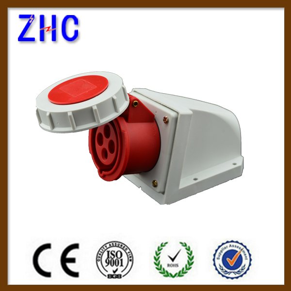 16amp 32amp 63amp 125amp waterproof 5 pin industrial power plug and socket