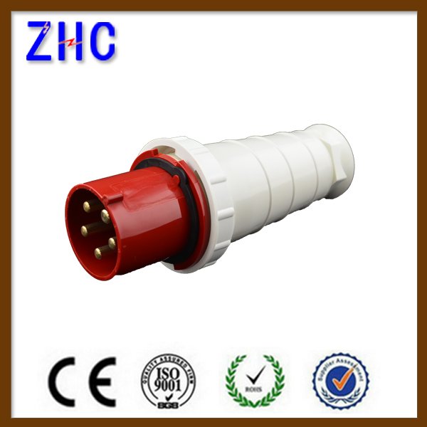 16amp 32amp 63amp 125amp waterproof 5 pin industrial power plug and socket