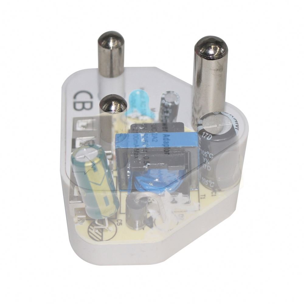 South Africa Plug Ac Wall 5V1a 5W with South African 5V Usb Power Adapter