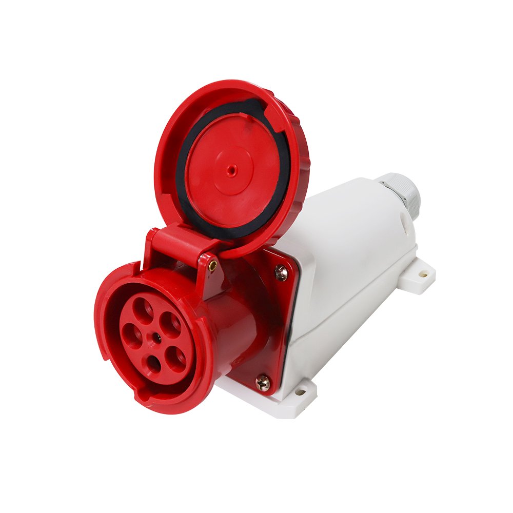 Hot sale 125A 3P 4 Pin 5 Pin IP67 Dustproof Waterproof industrial Male And Female plugs and sockets