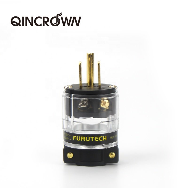 HIFI Audio Power Plug FURUTECH FI-11M (Cu) 24K Gold Plated IEC Connector Plug