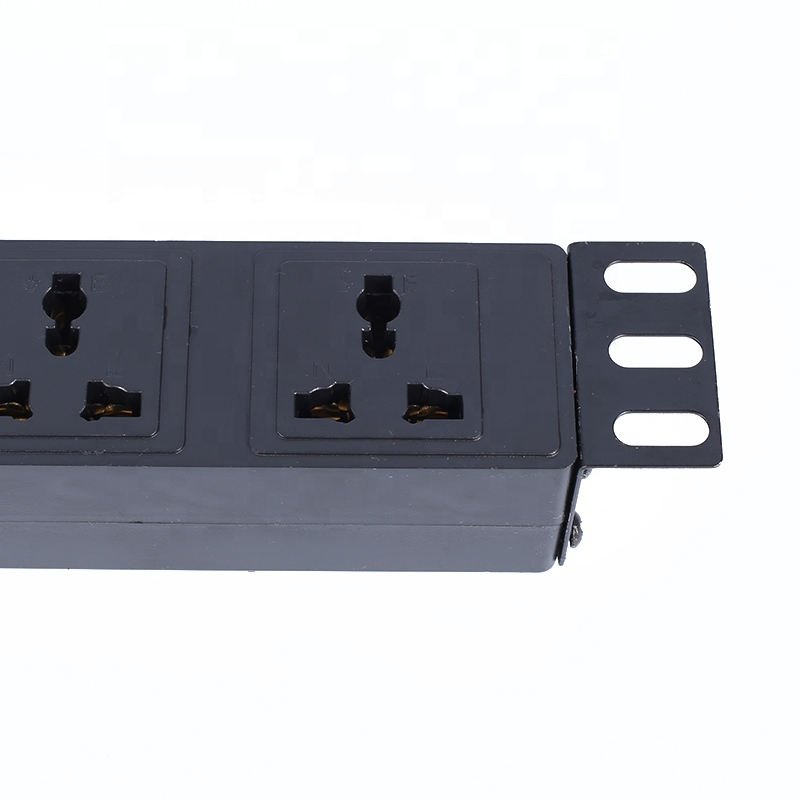 19inch 6 way 10A PDU Socket EU pdu power distribution unit rack cabinet