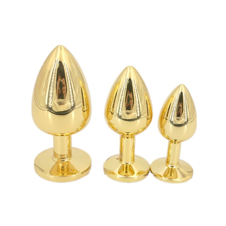 China Manufacturers & Suppliers of Butt Vagina Adult Sex Toys S/M/L Metal Anal Plug Set with Crystal Jewelry