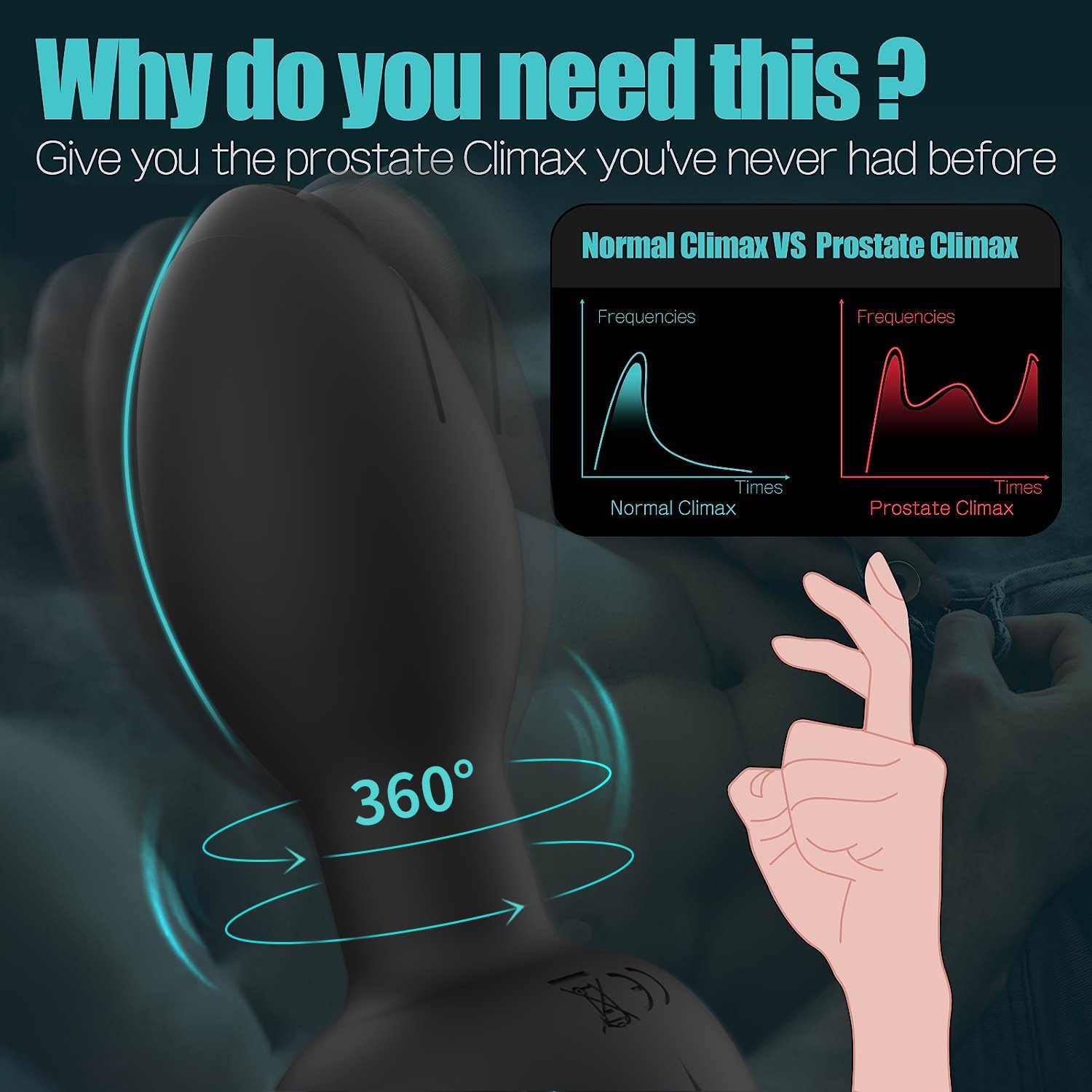 APP/Remote Rose Vibrating Butt Plug Rotating Vibrators Anal Vibrator with Remote Control for Women Men