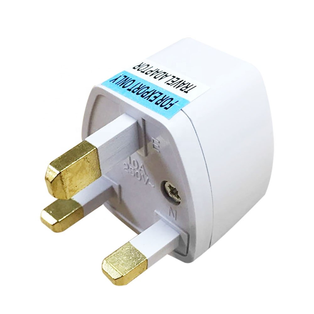 UK to US travel power plug adapter converter