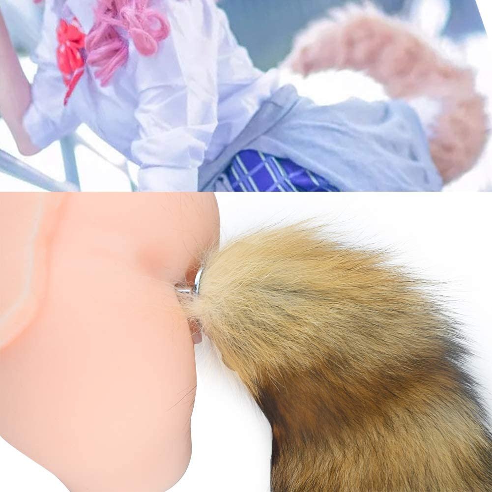 Metal Anal Plug Fox Tail Sex Erotic Accessories Dildo Plush Steel Butt Metal Adult Games Slave Sex Toys for Woman Couples Sexo