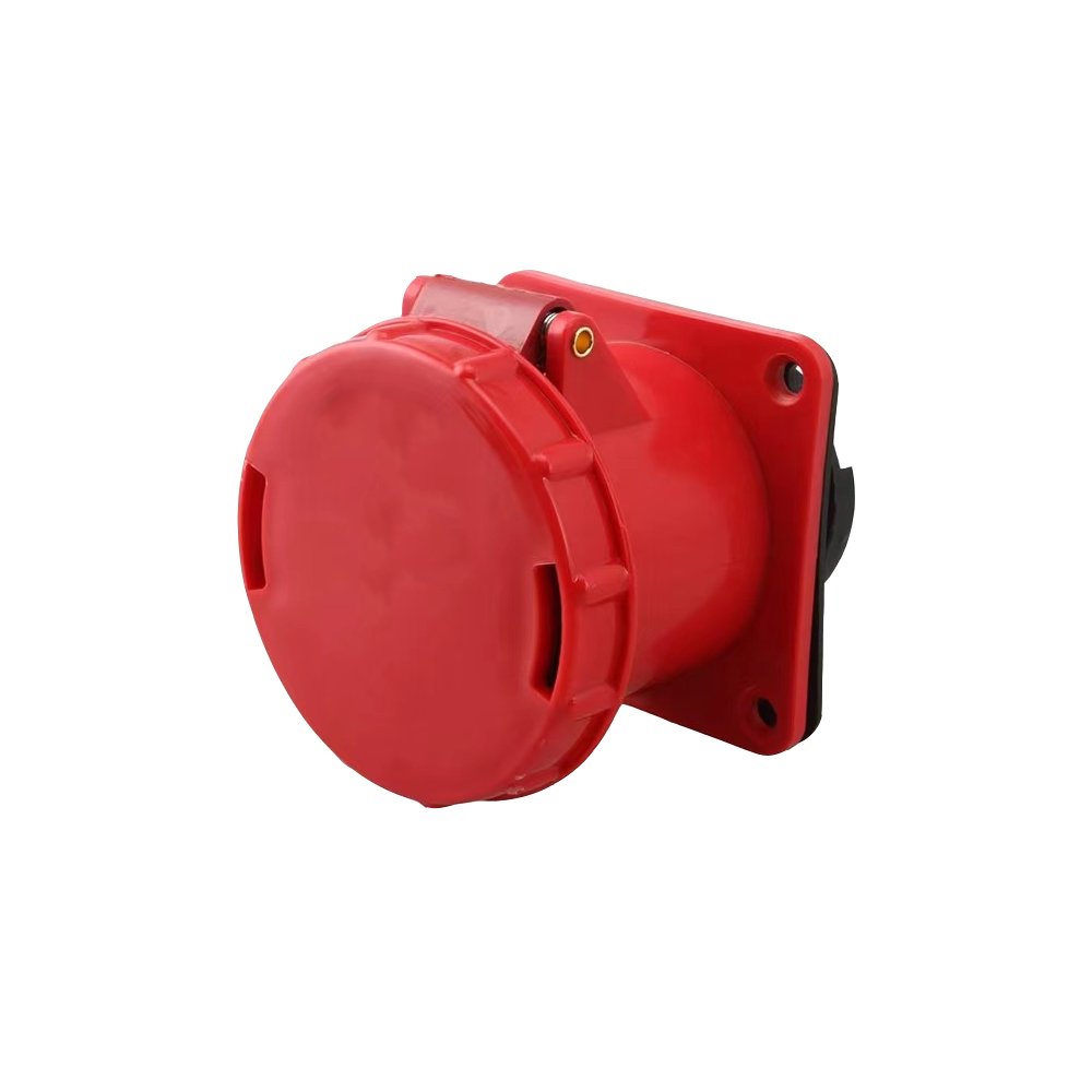 Industrial Interconnection Devices IP67 Rated Hidden Socket Connector 125A 220V Rated Voltage 63A Current 3P+N+E Plug