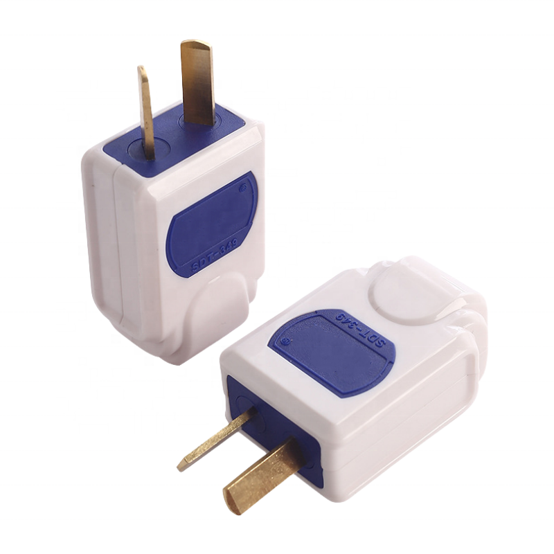 1.6cm thick copper plug new ABS material high power plug national standard explosion-proof two pins plug