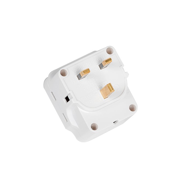 Multi Plug 13A 3 Way individual switch multi uk plug acadapter plugadapter two years warranty Customised colours