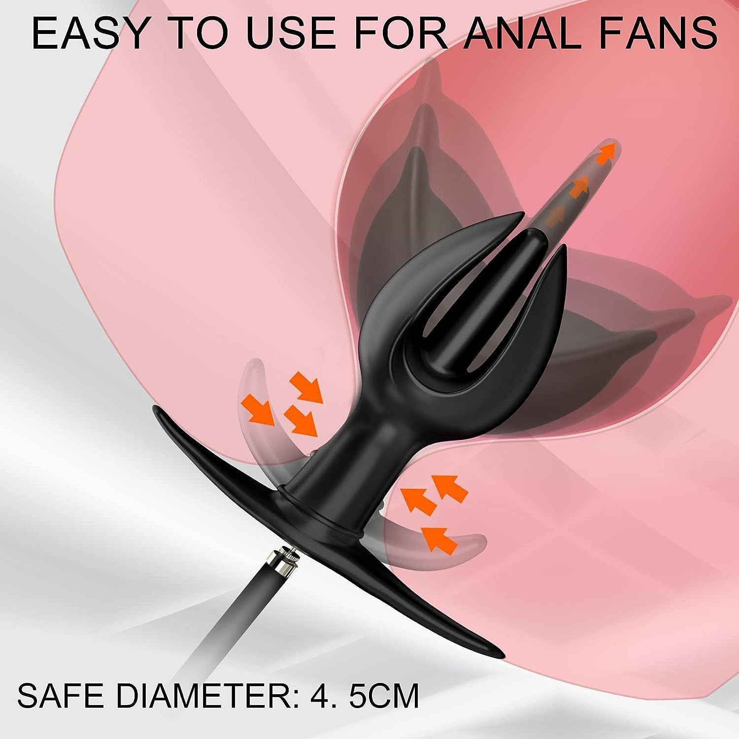 Blue Rabbit New Black Expand Anal Plugs Inflatable Butt Plug Anal Beads