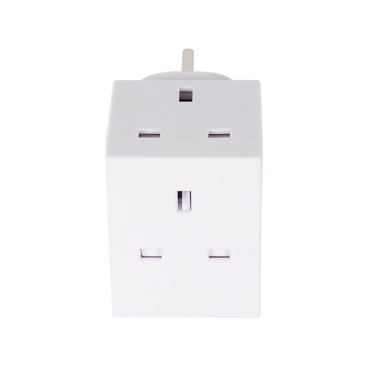 2 Way Double Plug Adaptor 250V 13 Amp Power socket